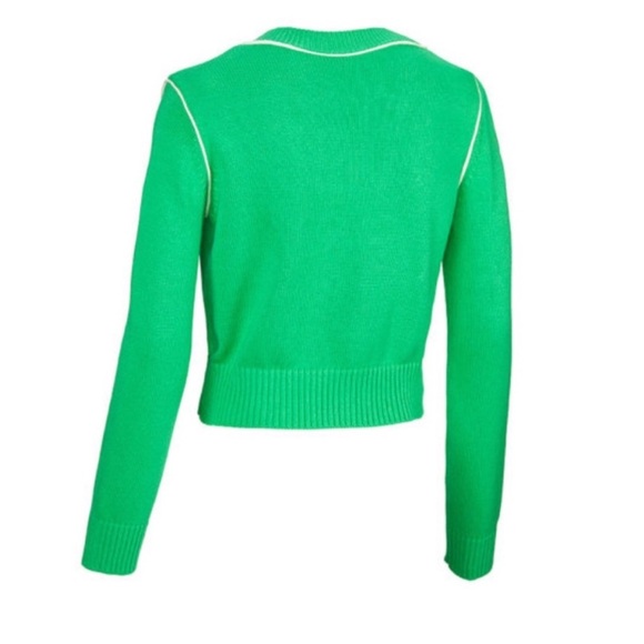 CAbi Jeweled Buttons Burst of Mint Wallis Cardigan Sweater in Julep (Green) M - Picture 5 of 16